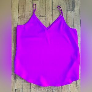 Express Magenta V Neck Tank - Size M